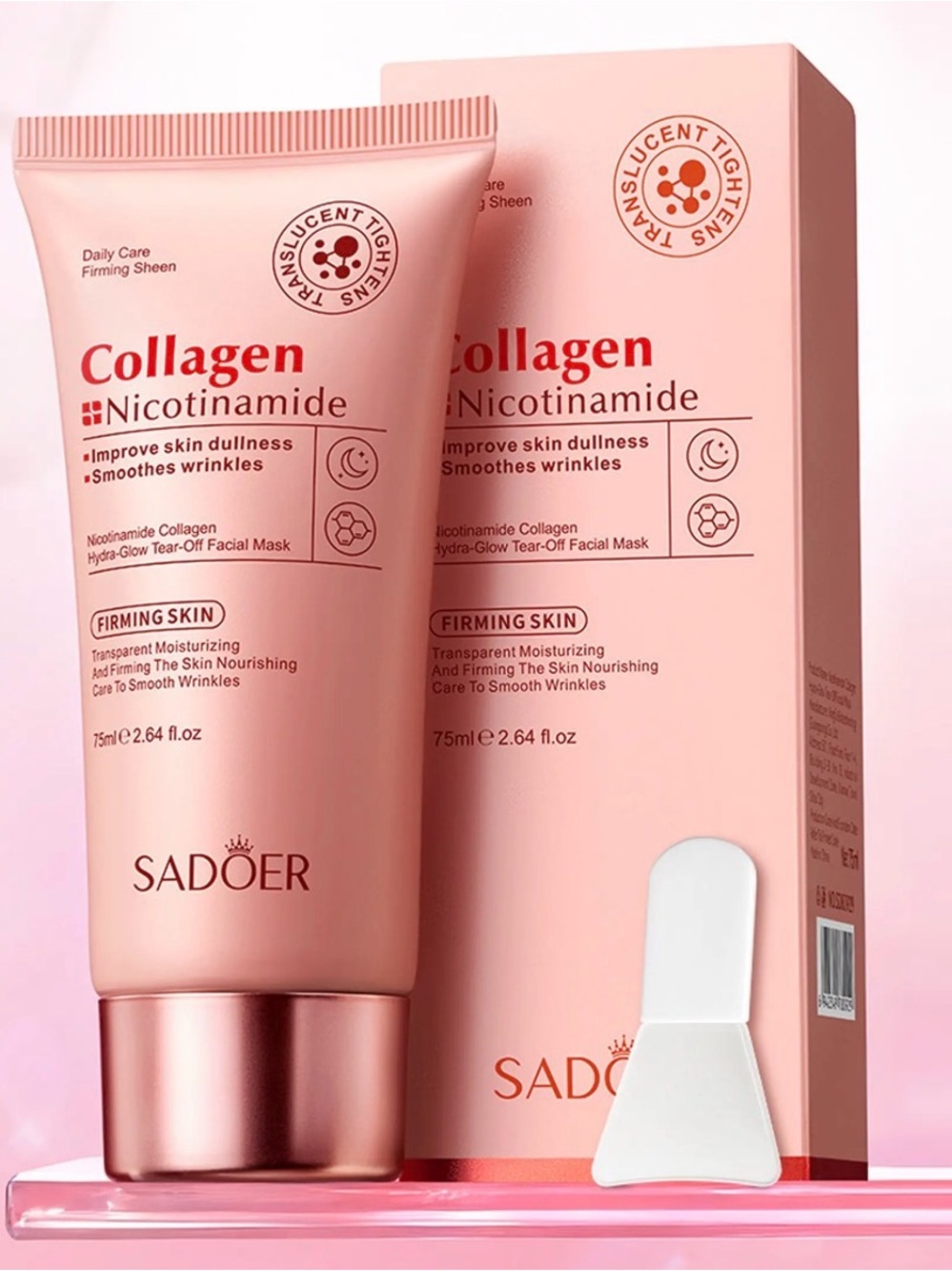 Sadoer Collagen + Nicotinamide Firming Face Mask